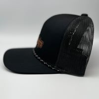Image 3 of Rope Trucker Snapback Black
