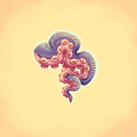 Image 5 of Kraken Tentacle Charm & Sticker