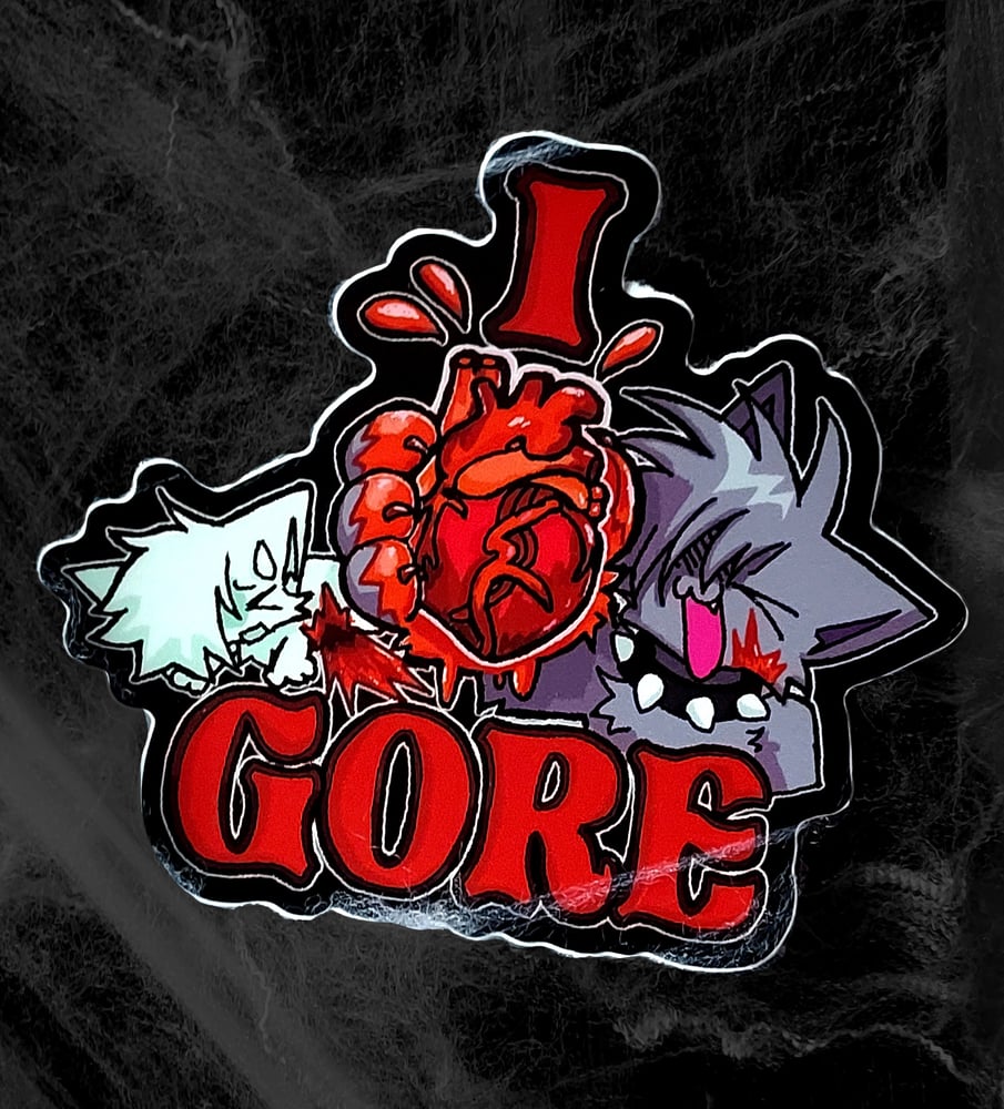Image of I Heart Gore! Sticker