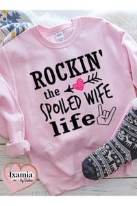 SPOILED WIFE LIFE CREWNECK
