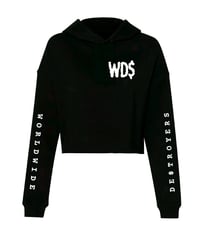 Image of " WD$ " Women's Cropped Hoodie 