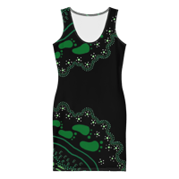 Image 1 of Fitted Dress “Goanna Tracks”