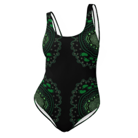 Image 1 of One-Piece Swimsuit “goanna tracks”