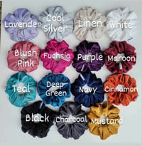 Image 2 of Thick velvet scrunchies