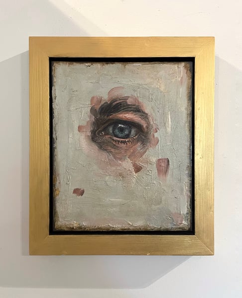 Image of Eye Study In Artist Made Frame 