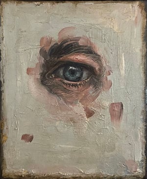 Image of Eye Study In Artist Made Frame 