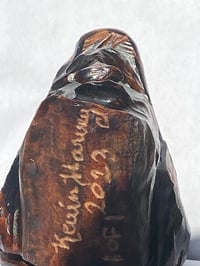 Image 4 of  1OF1 Wood Carving Entitled: Fast Eddie