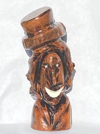 Image 1 of 1 OF 1 Wood Carving: Cadilac Jack