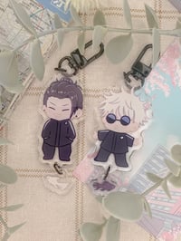 Image 1 of ⊹ Gojo and Geto Keychains ⊹  