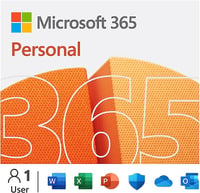Image 1 of SERVICE: MICROSOFT 365 PERSONAL, 1-Year Subscription - For PC, Mac, iOS, Android, And Chromebook. 