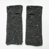 Image 1 of Wrist Worms, Acrylic, Greyish Green Tweed