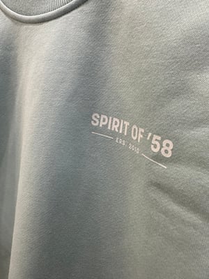 Image of Spirit of ‘58 Ers.2010  Ladies  Oversized Sweatshirt Ocean Blue 