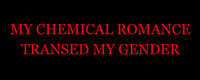 Image 2 of MCR Transed My Gender Sticker