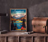 Lenzerheide | Carl Moos  | Vintage Travel Poster | Home Decor