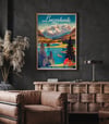 Lenzerheide | Carl Moos  | Vintage Travel Poster | Home Decor