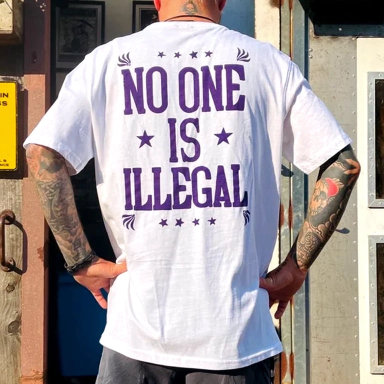 No One Is Illegal T-shirt