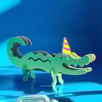Image 1 of Build-A-Croc Statue Kit