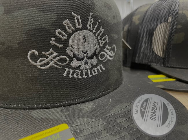 Black Camo Snapback Tribal Logo Street Glide Road Glide Road King