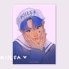 I heart hongjoong art print