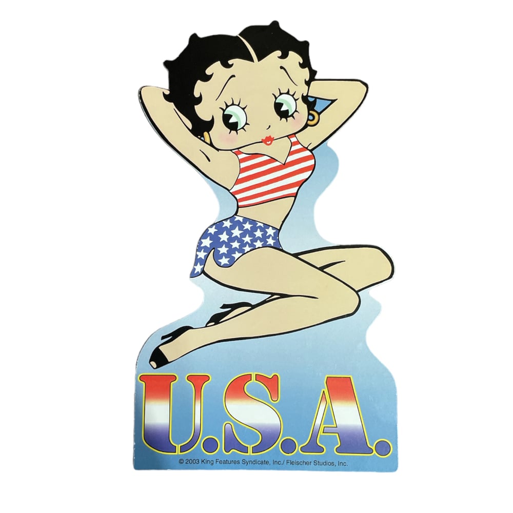 USA Vintage Betty Boop postcard