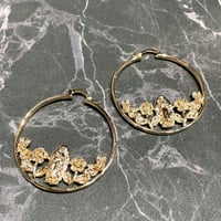 Image 2 of Los Angeles Guadalupe Gold plated earrings