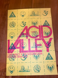 Image 3 of Acid Valley: Luke Insect x The Golden Lion (Posters 2014-2023)