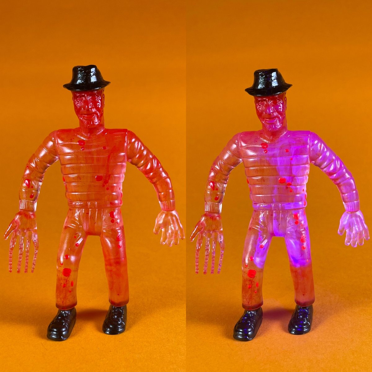 Image of Sharp Hand Joe (red swirl version) UV reactive