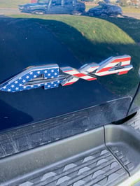 2019-2024 RAM 1500 4x4 Vinyl Overlays Stars & Stripes Edition