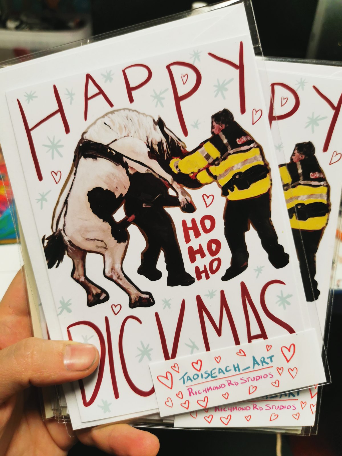 Image of Happy Dickmas cards