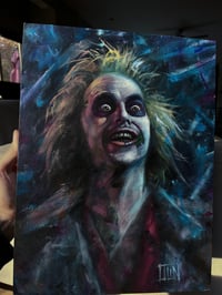 Image 1 of Beetlejuice original oil painting