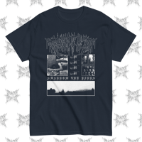 Image 4 of Swallow the Pills Unisex T-Shirt MAROON / BLACK / NAVY