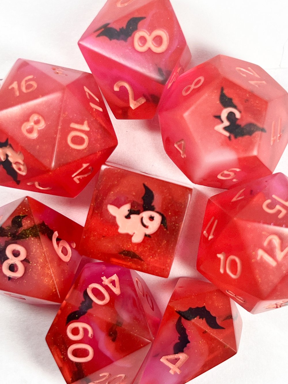 Vampire Bride | 8 Piece Dice Set