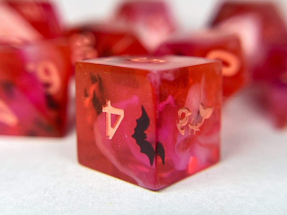 Vampire Bride | 8 Piece Dice Set