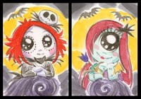 Image 2 of 'Jack and Sally' Ruby Gloom 2-pc Paintings
