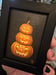 Image of Halloween Pumpkins mini oil painting