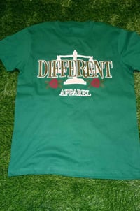 Image 2 of DIFFERENT ⚖️ T-SHIRTS  GREEN & ORANGE