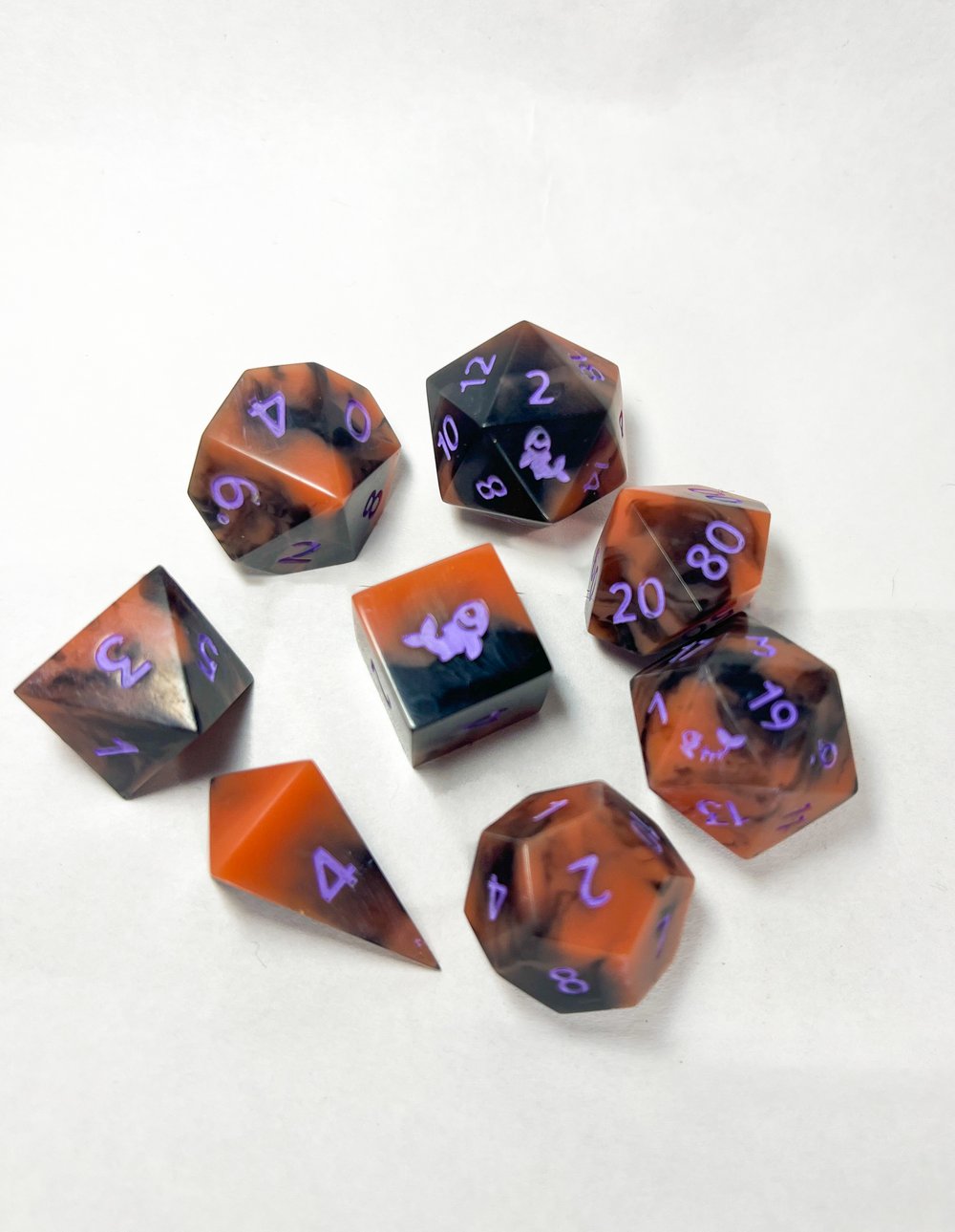 Trick-or-Treat | 8 Piece Dice Set