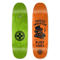 "UNDEAD SMOKIN' CLUB" 9.25" Black Widow Shape