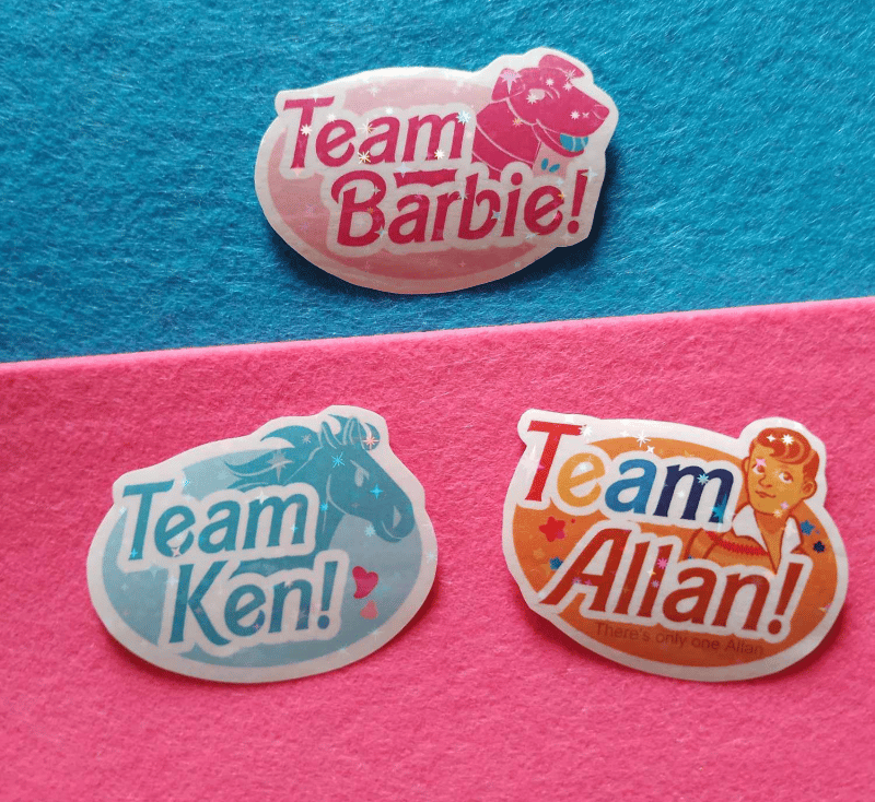 Barbie Team Stickers