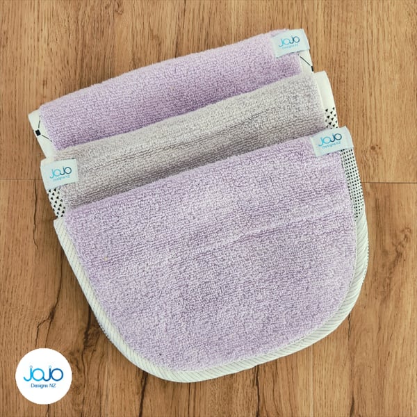 Image of Meal Bibs - Lavender 