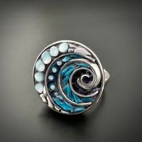 Image 2 of Wave Ring, size 8