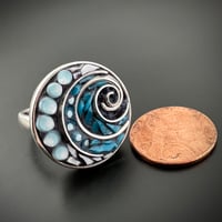 Image 3 of Wave Ring, size 8