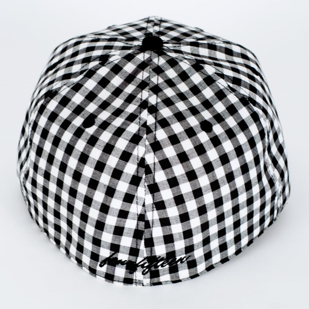 Image of "4fifteen Giant" Gingham Fitted Cap