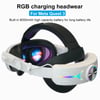 RGB Head Strap Comfortable Headwear Built-in 8000mAh Batteries for Meta Quest 3 VR Accessories