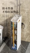 Bathroom Crevice Cabinet Acrylic Storage Rack Toilet Drawer Mobile Storage Rack Kitchen Organizer 