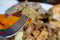 Image 3 of Seitan Turkey Roast with Apple Sausage Stuffing