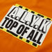 Image of Top of All Short Sleeve T-shirt - Orange