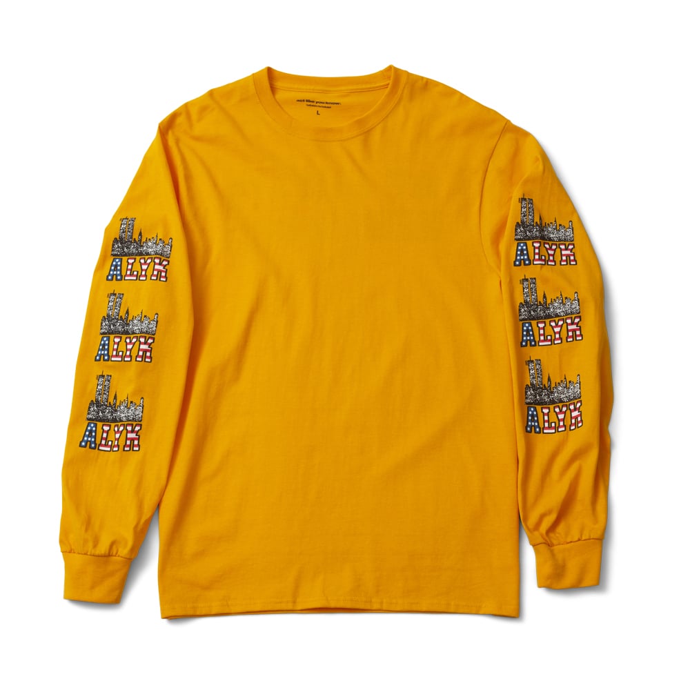 Image of W.A.R Long Sleeve T-shirt - Gold
