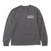 Image of Design Long Sleeve T-shirt - Charcoal 