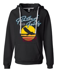 FLATBED FORDS Sunset Logo Womens V-Neck Hoodie
